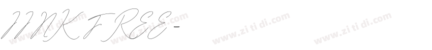 IINK FREE字体转换